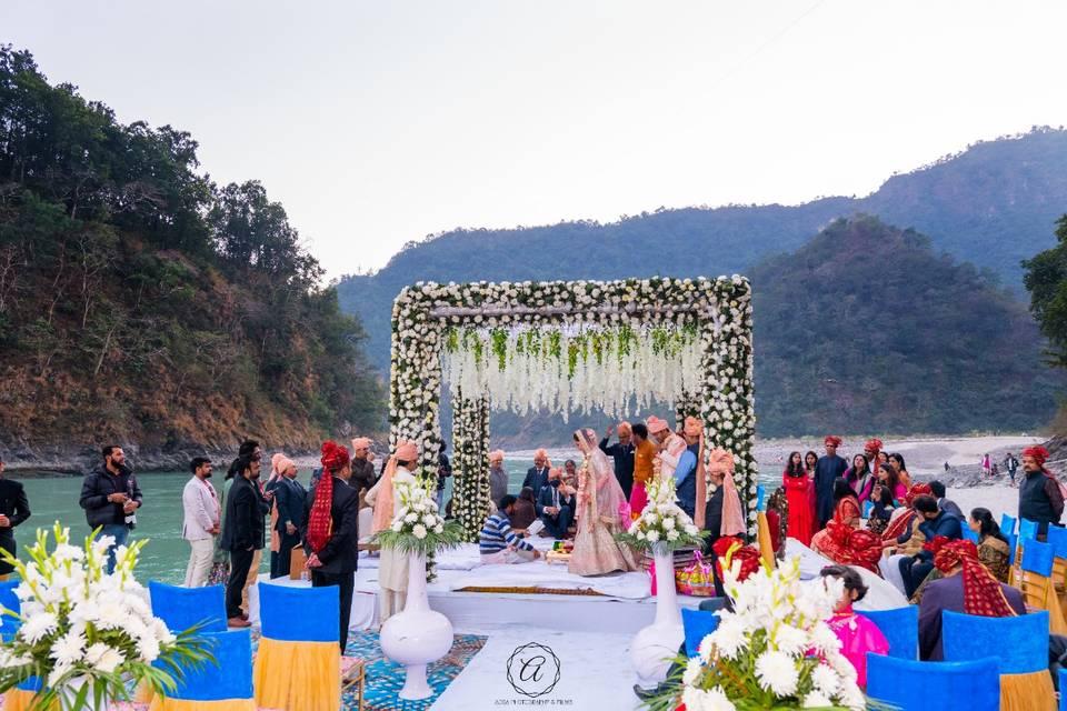 its third best destination wedding in rishikesh